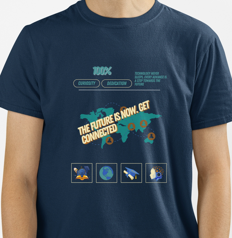 Camiseta Dedicação e Curiosidade