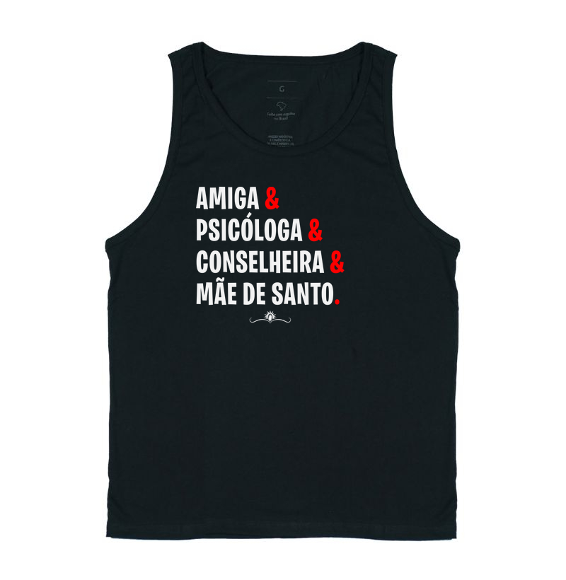 Mãe de Santo Conselheira, Psicóloga e Amiga - Regata