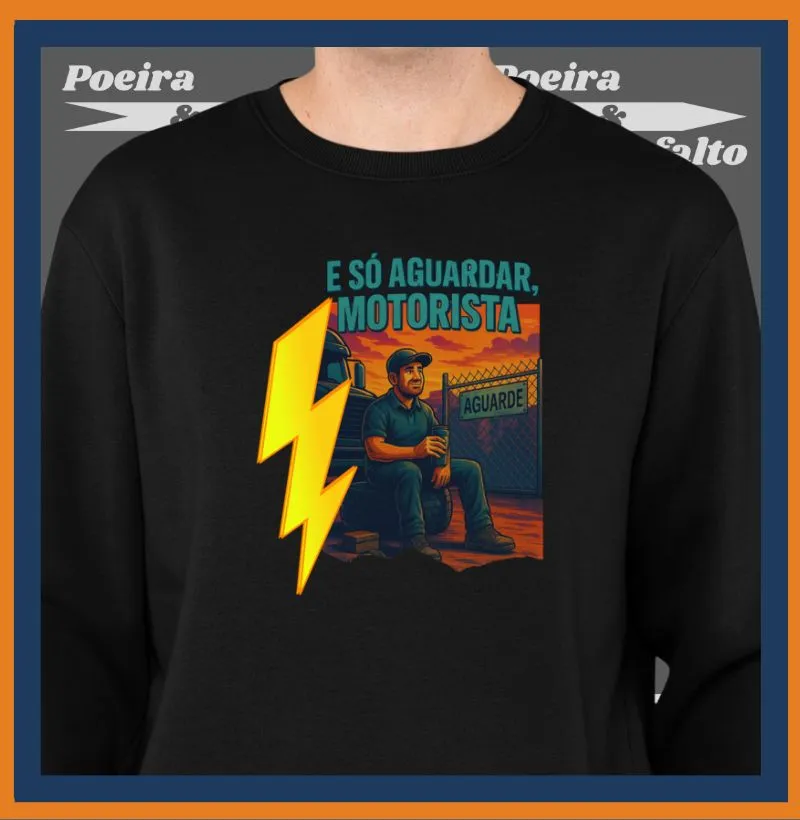 Suéter É só aguardar motorista