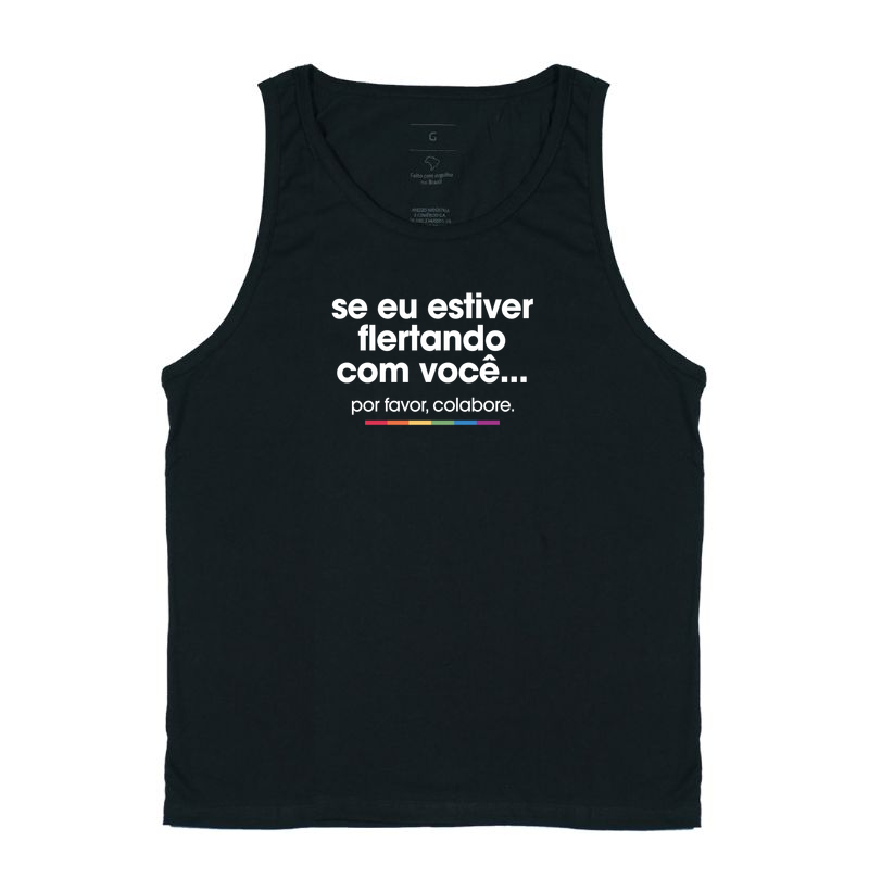 Se eu estiver flertando com você, por favor colabore