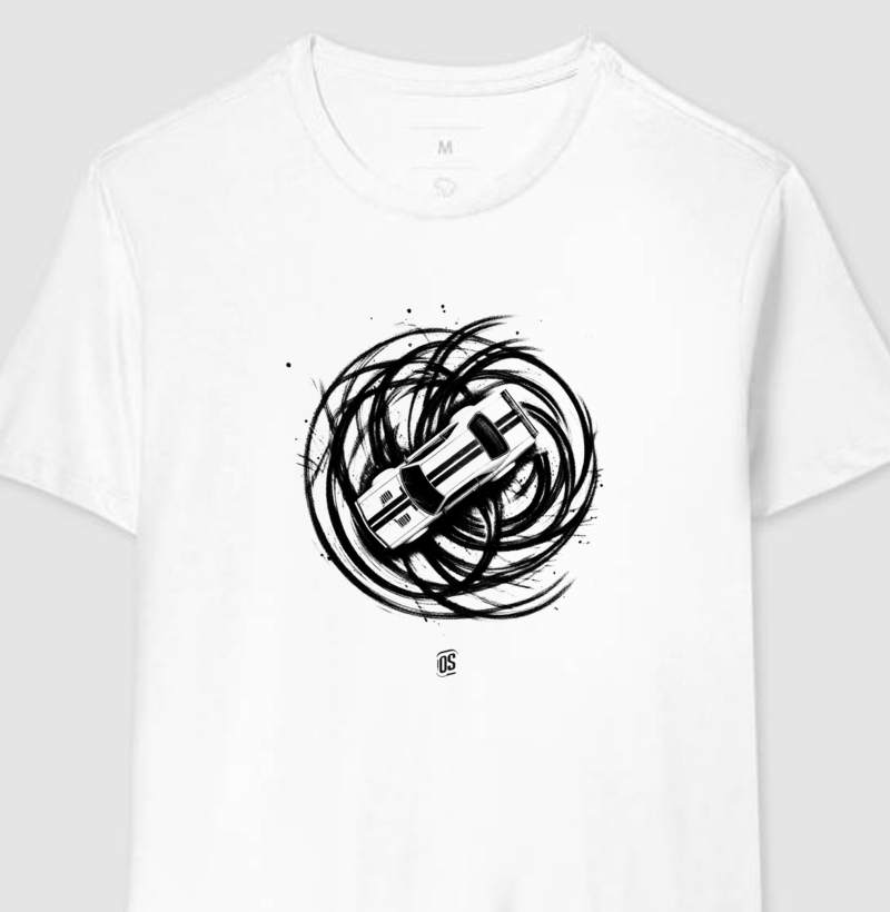 Camiseta Manga Curta Everyday Oversteer Zeros