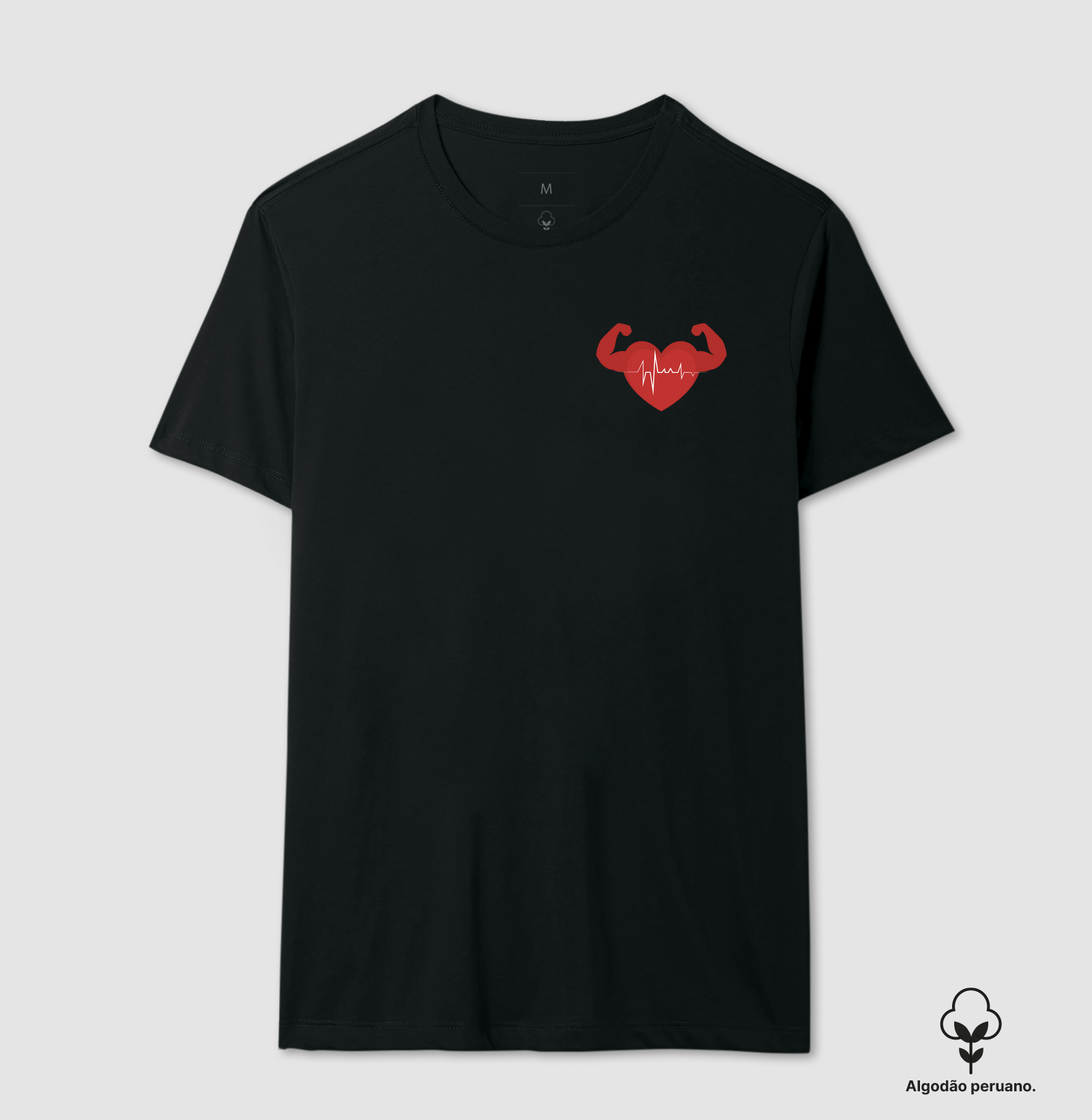 Camiseta Coração Fitness