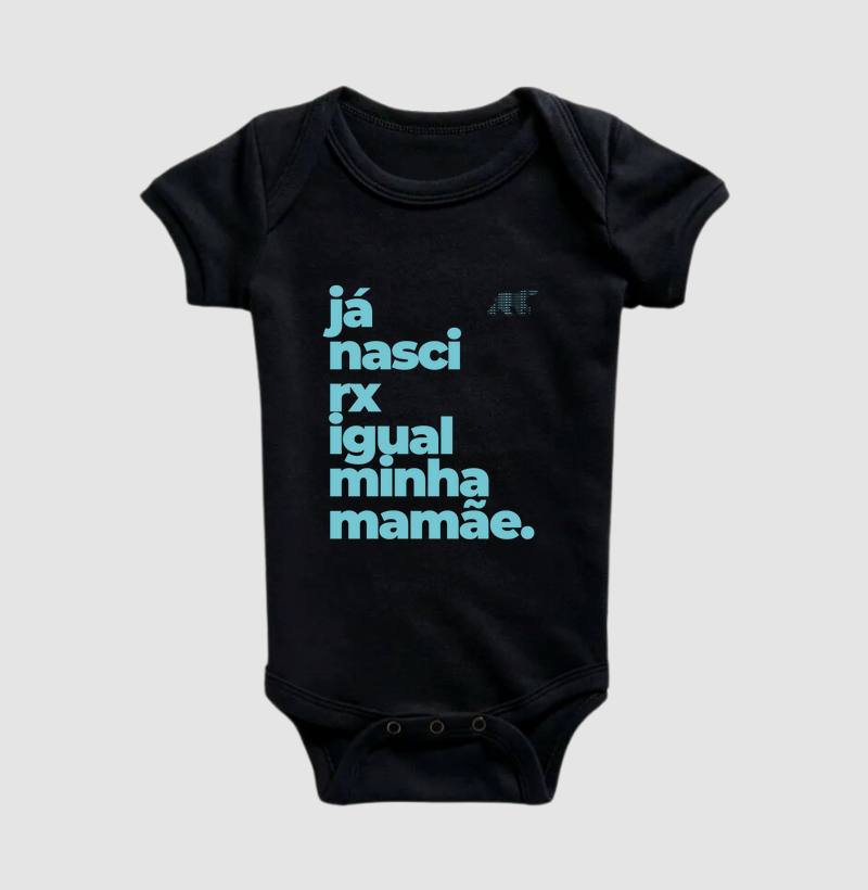 RX igual mamãe azul