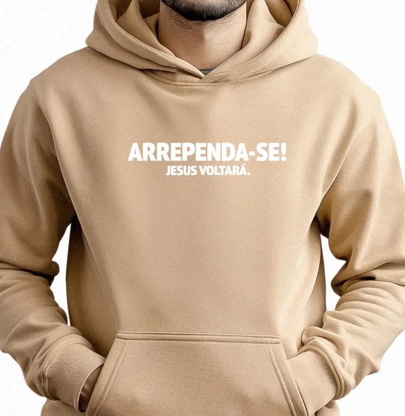 MOLETOM HOODIE ARREPENDA-SE