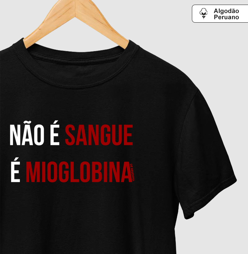 Não é sangue, é mioglobina