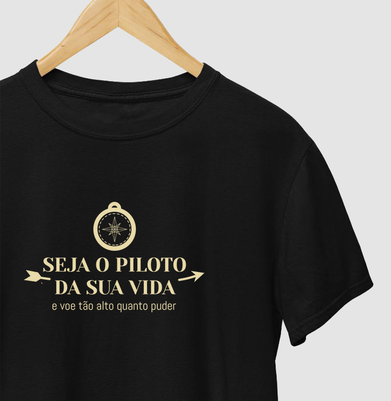 Camiseta Seja o Piloto da sua vida