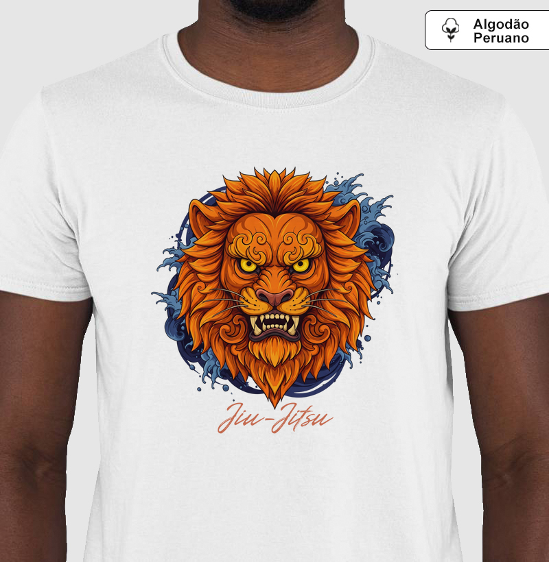 Leão - Jiu-Jitsu - Algodão Peruano