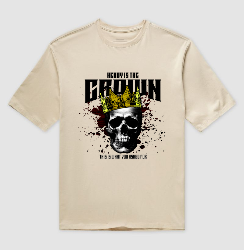Camiseta Oversized Heavy Is The Crown 