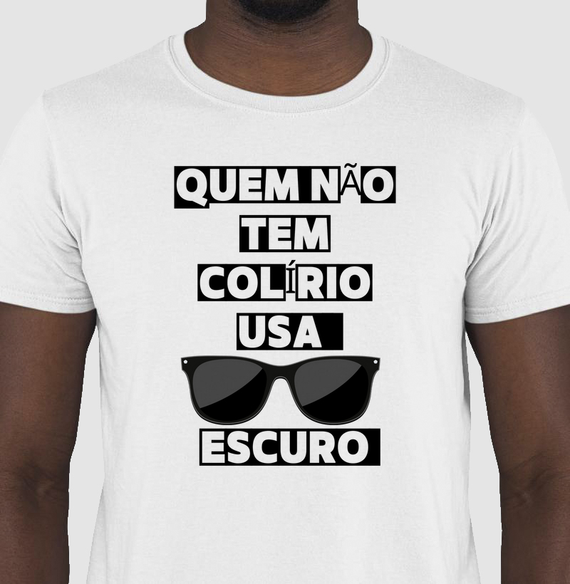 Usa oculos escuros