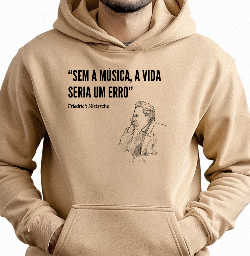 Hoodie Moletom Nietzsche e a Música