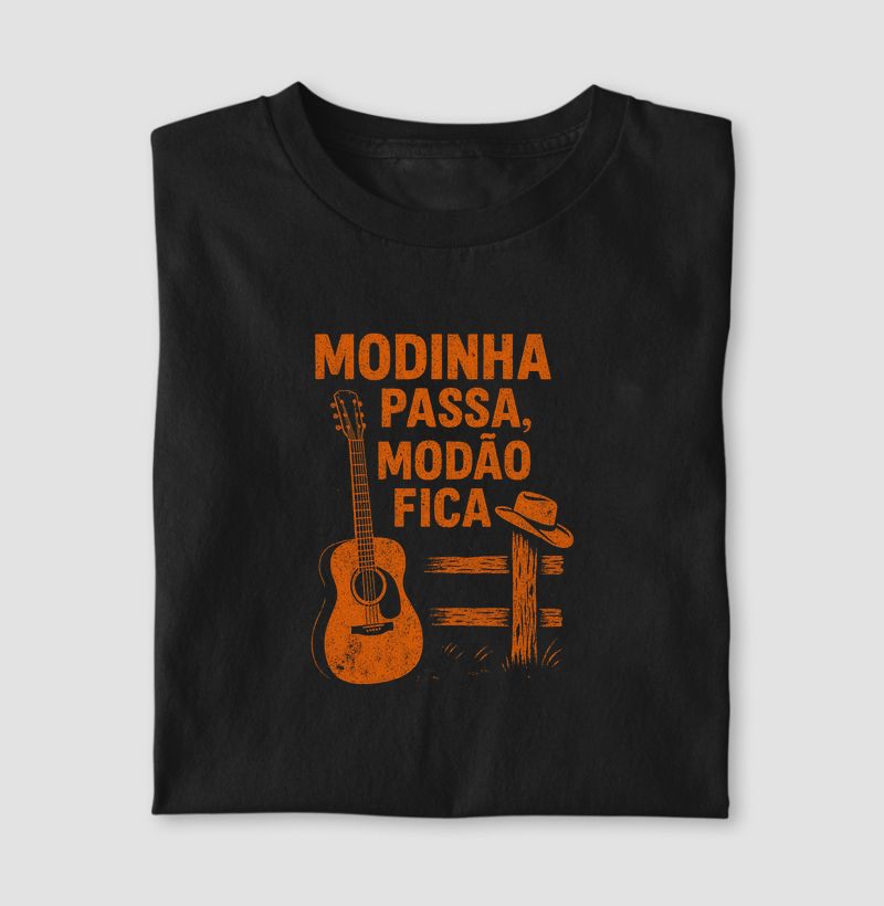 Camiseta Dia dos Pais - Modinha passa - Algodão 30.1 