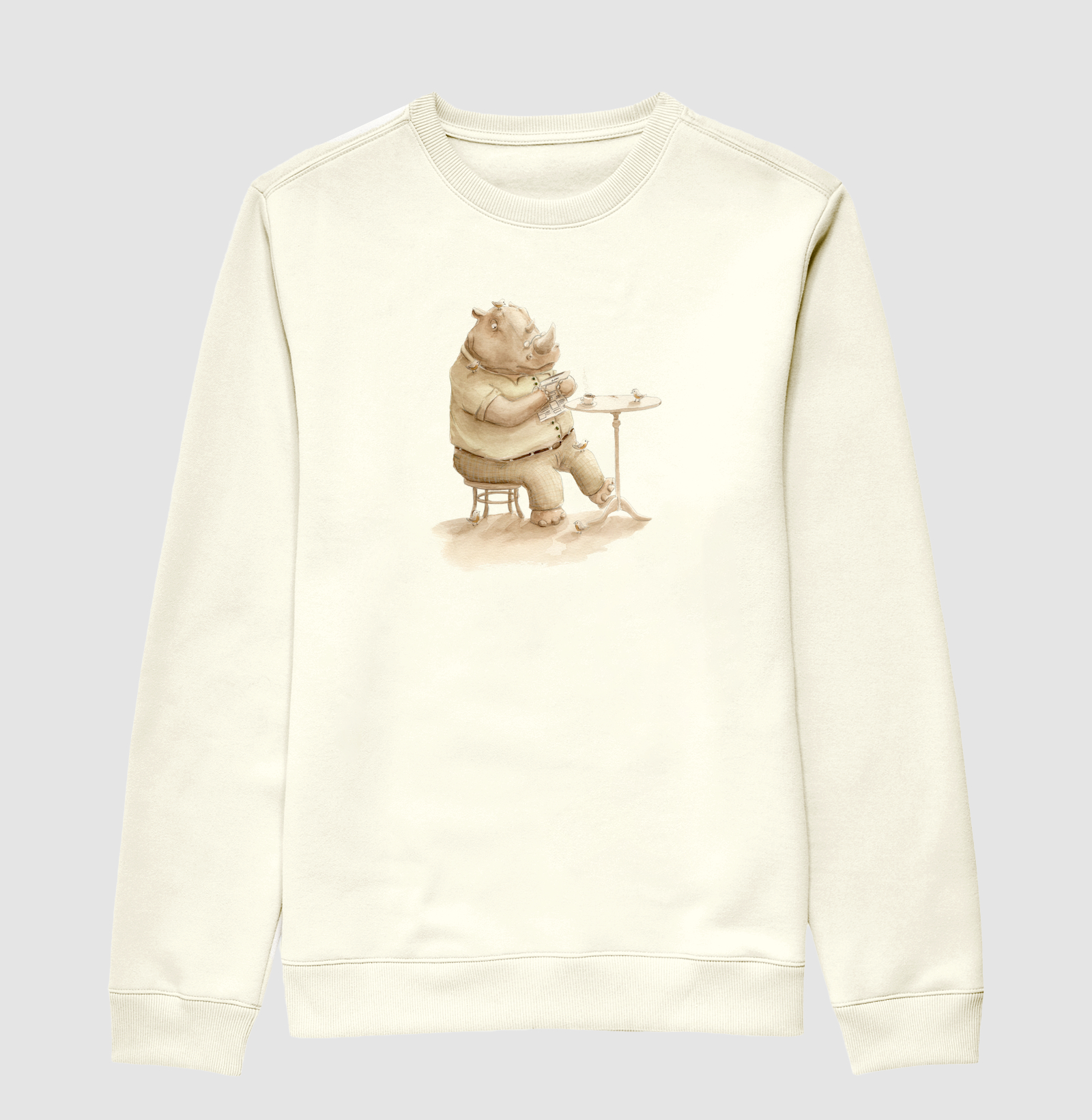 Suéter Moletom Café com Rino