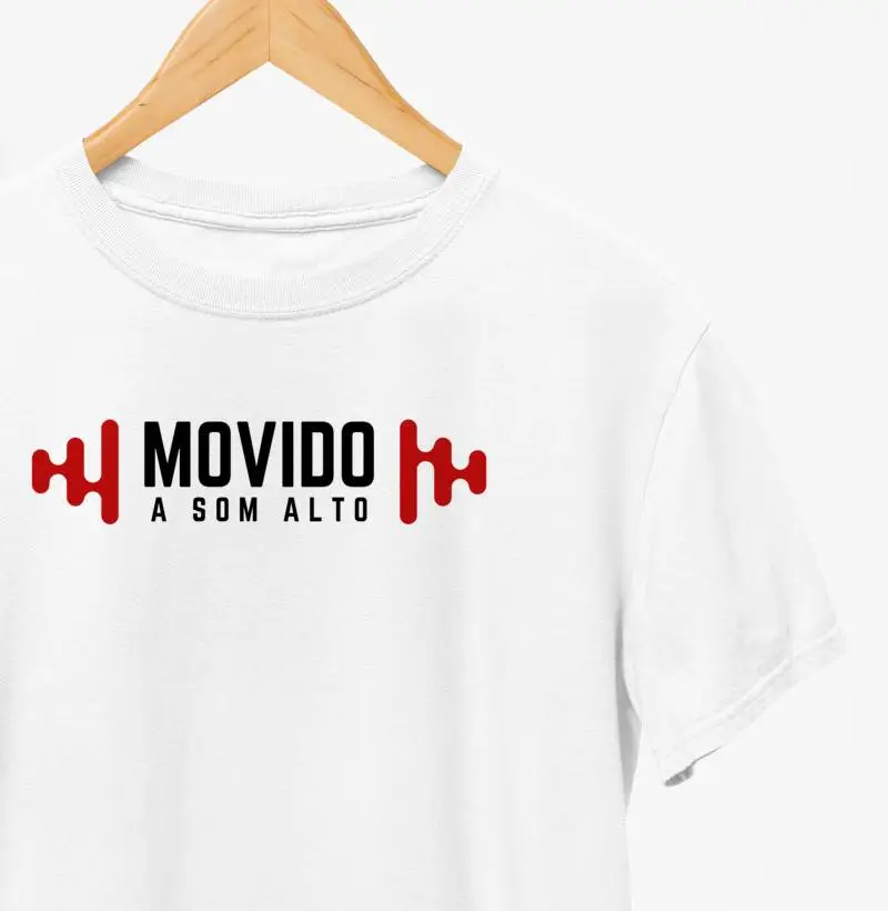 Camiseta movido a som alto