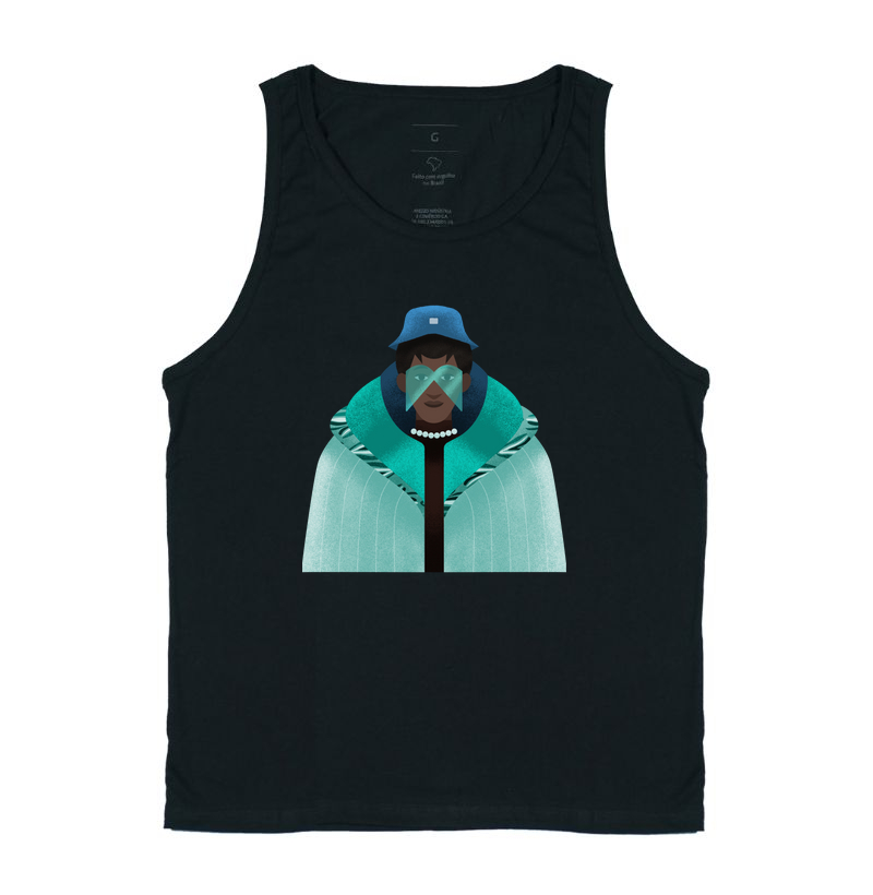 Camiseta Original Afrofuturista Manta