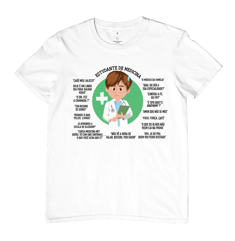 CAMISETA MEDICINER EST PRETA