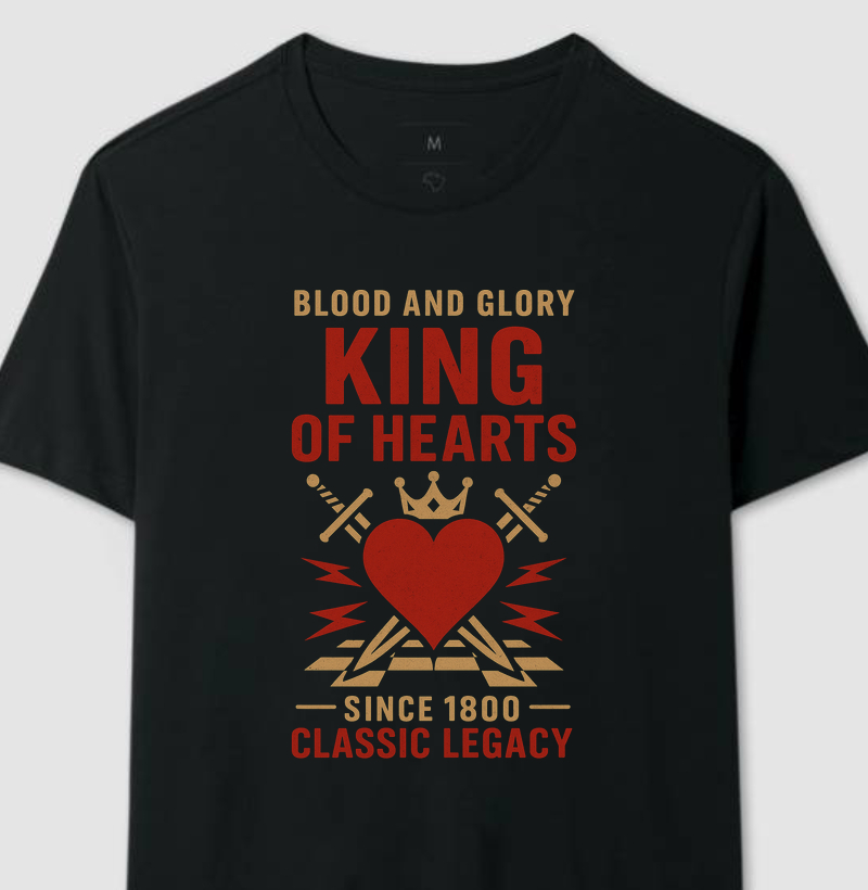 King Of Hearts Baralho Board Series