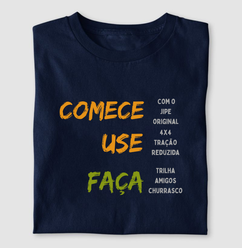 Comece,use e faça