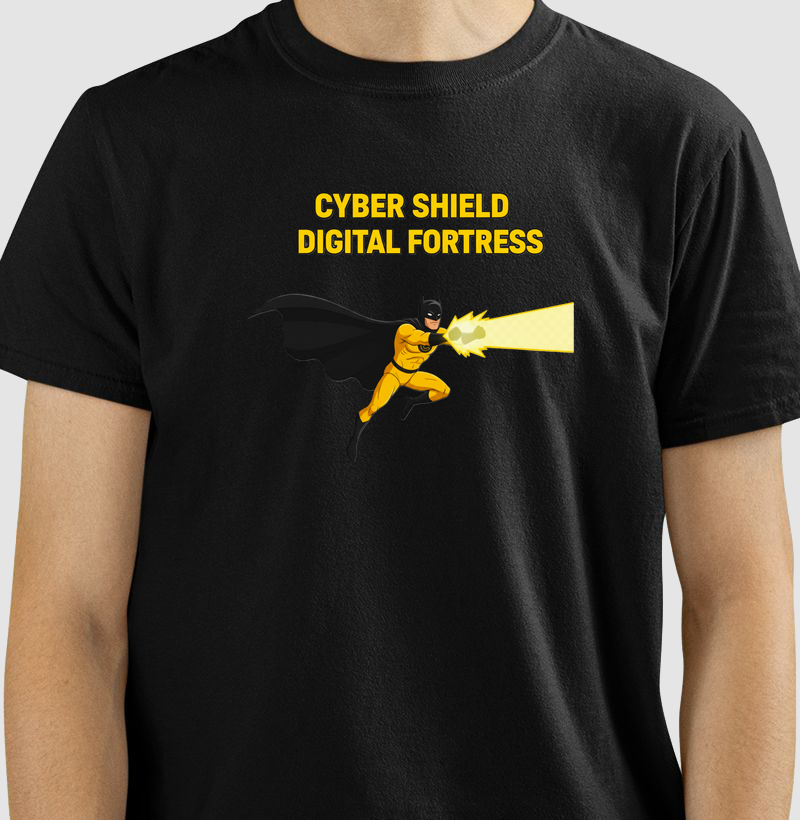 Herói Cyber Shield - Arte de Defesa Digital