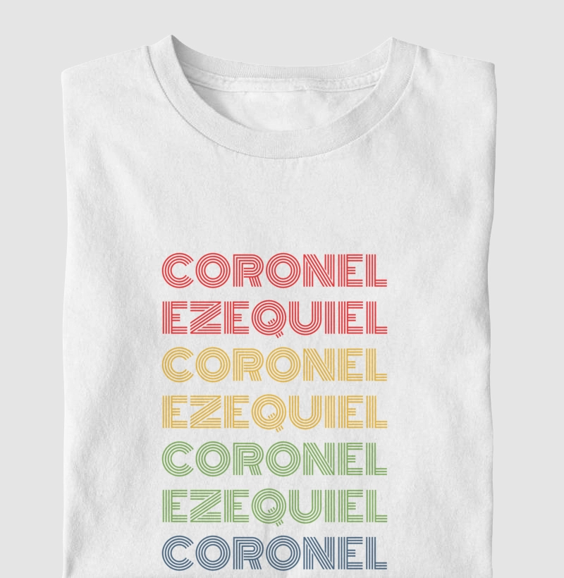 Coronel Ezequiel Letreiro Retrô