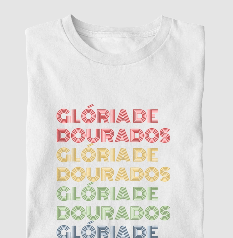 Glória de Dourados Letreiro Retrô