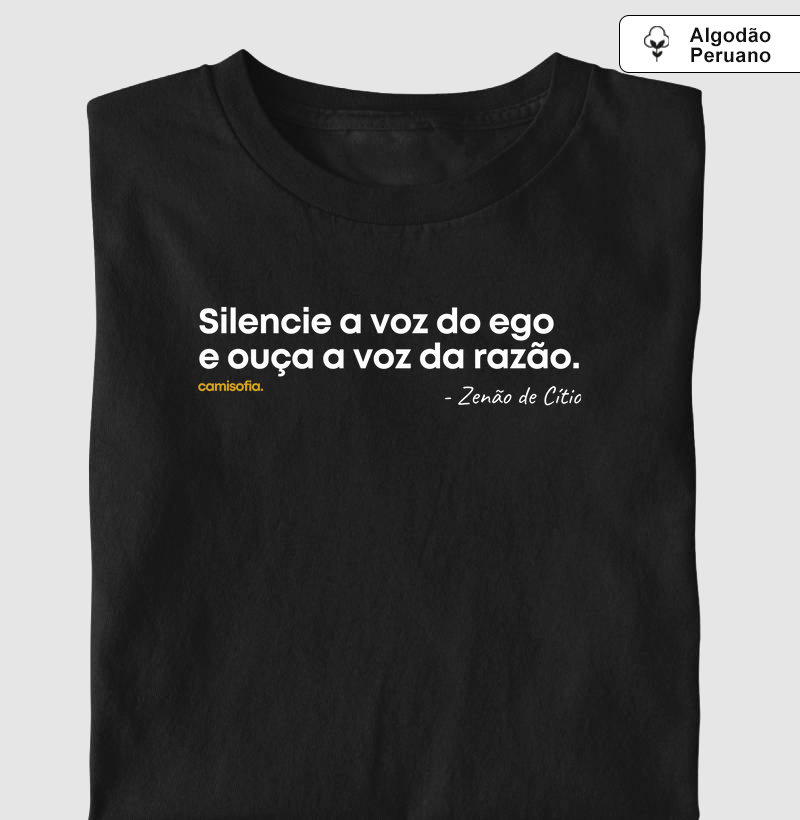 Silencie a Voz do Ego e Ouça a Voz da Razão - Zenão de Cítio
