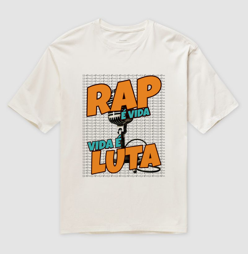 Camiseta Rap é vida