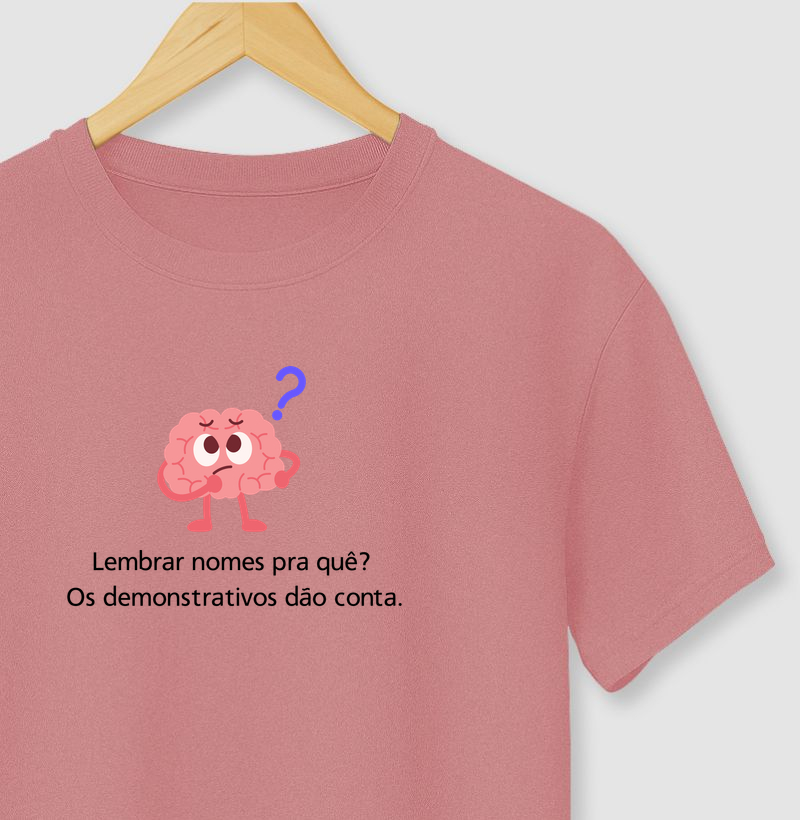Lembrar nomes pra quê?