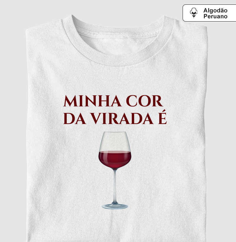 Camiseta Cor da Virada – Tinto 