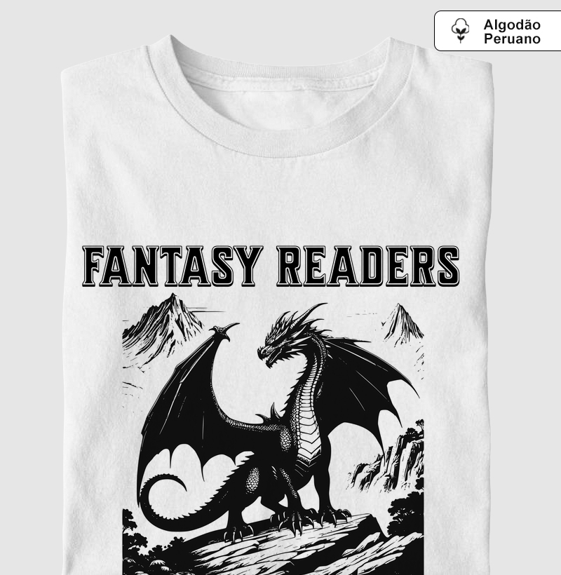 Camiseta Algodão Peruano -  Fantasy Readers