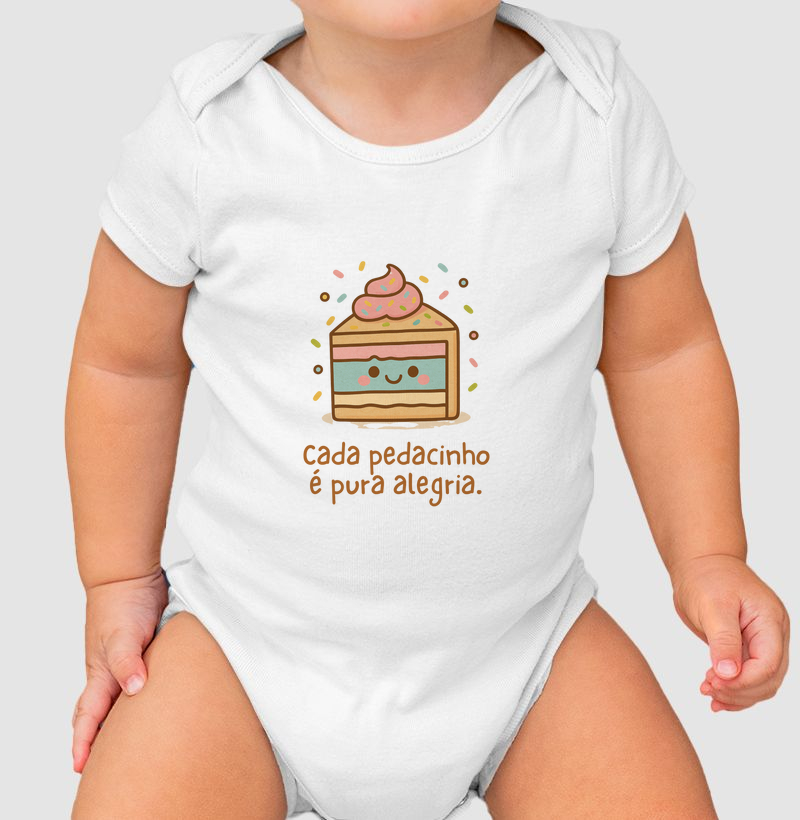 Cada pedacinho é pura alegria.
