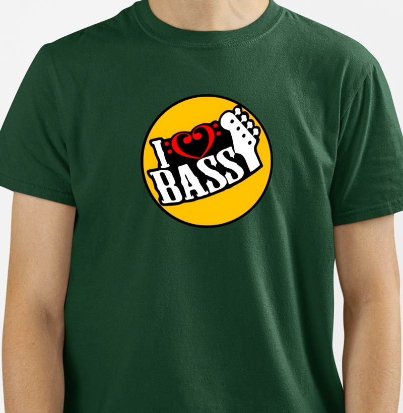 Camiseta ilove bass
