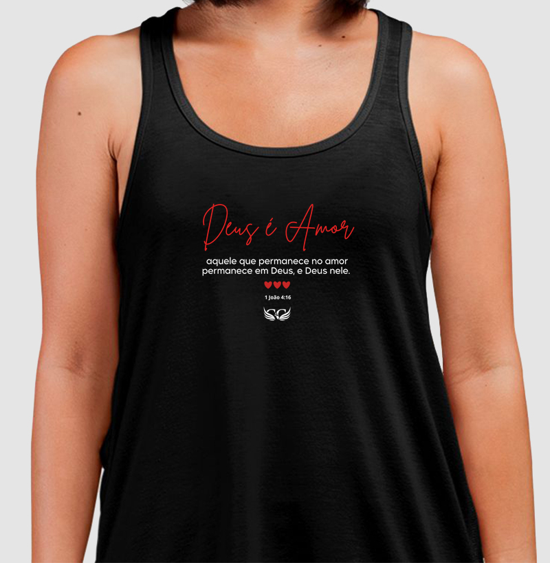 Camiseta Personalizada Deus é Amor. 1 João 4.16