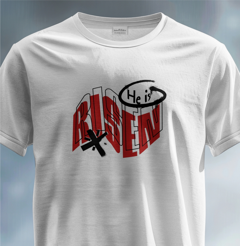 Camiseta he is risen