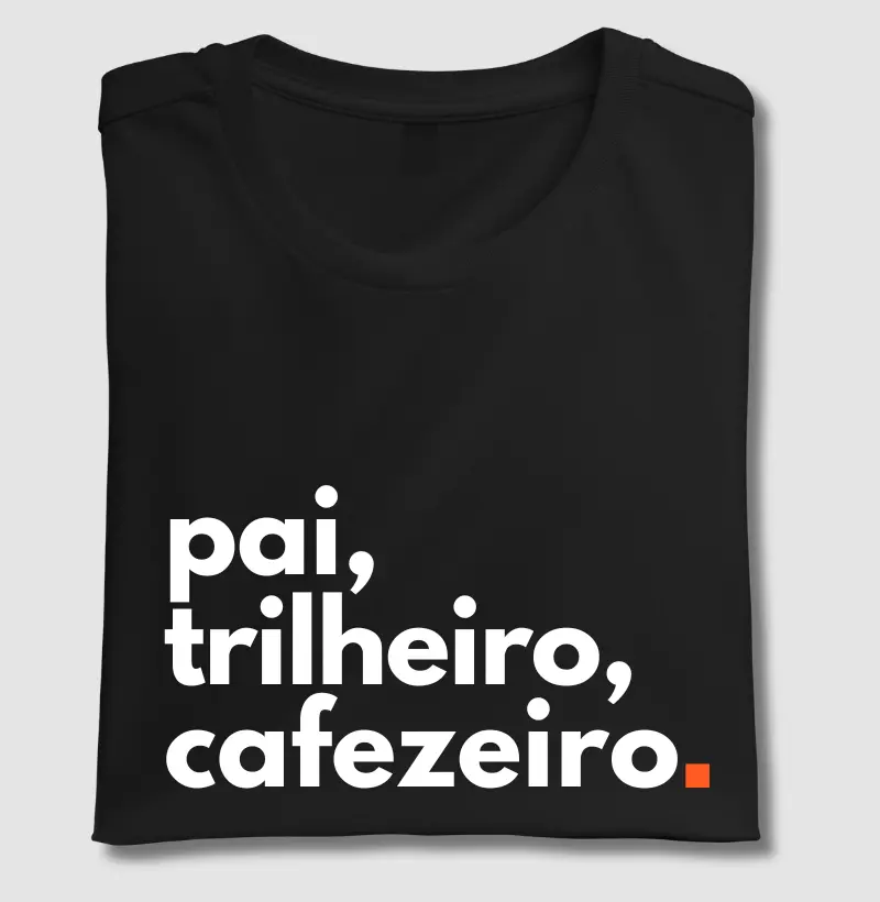 Pai e trilheiro