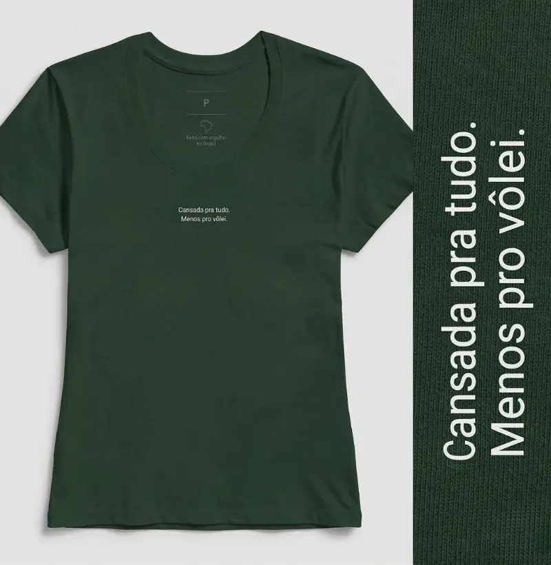 Cansada pra tudo. Menos pro vôlei.