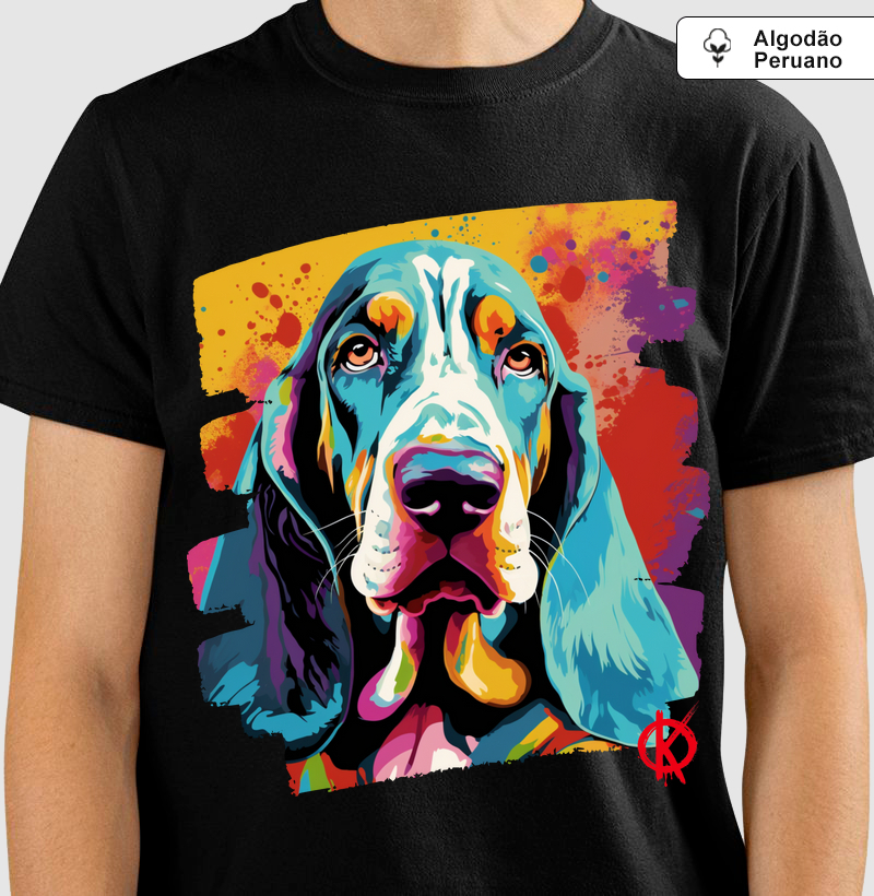 Camiseta Pet Art Basset