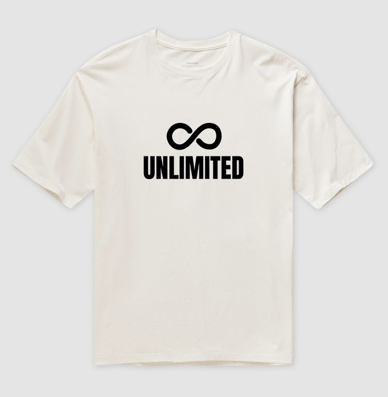 Unlimited: Camiseta Oversized - Liberte seu Potencial