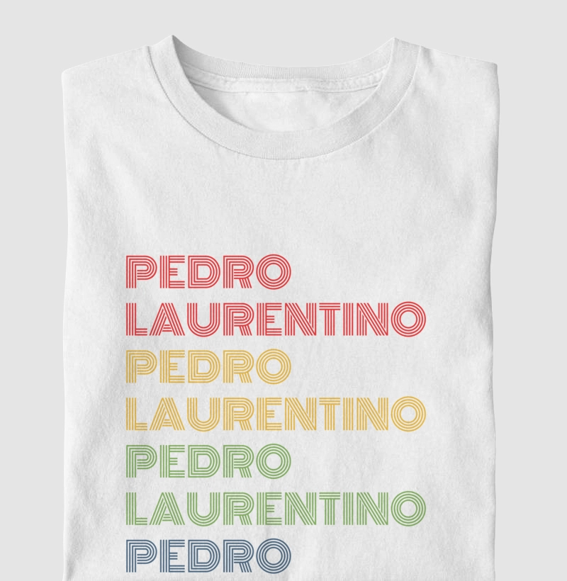 Pedro Laurentino Letreiro Retrô