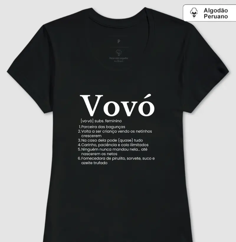 Vovó definição (algodão peruano)