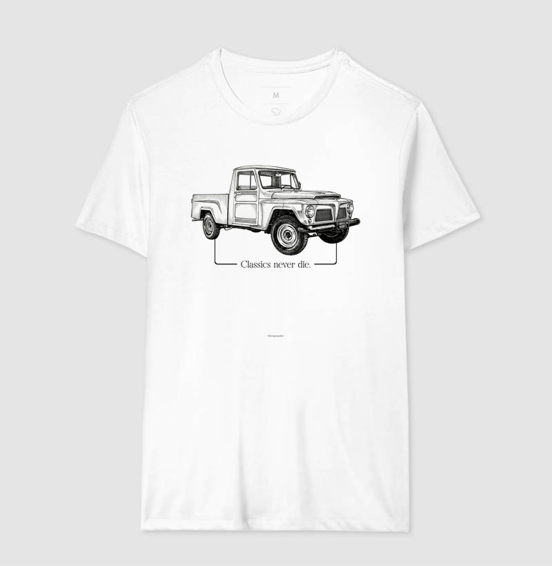 Camiseta Ford F-75 Willys - A Guerreira 4x4 - Clara