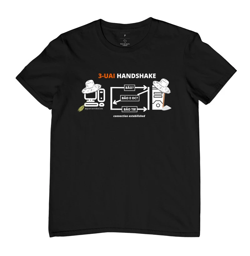 Camiseta ALL BLACK 3-UAI Handshake