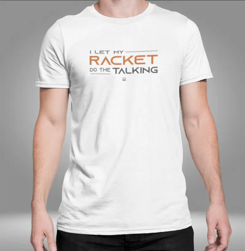 Camiseta Tênis - Racket Do The Talking