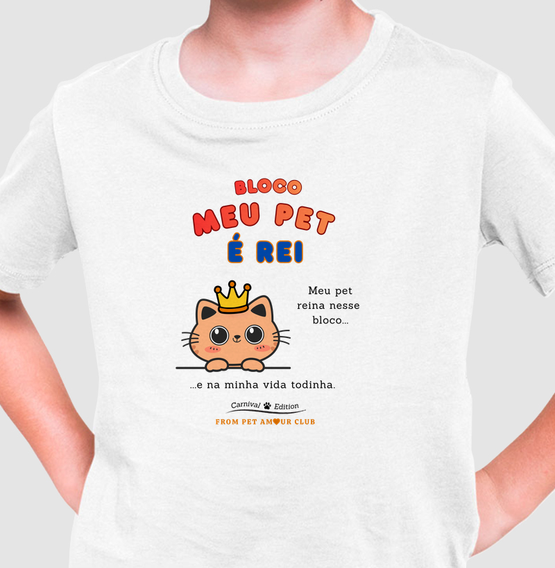Bloco Meu Pet é Rei - Cat