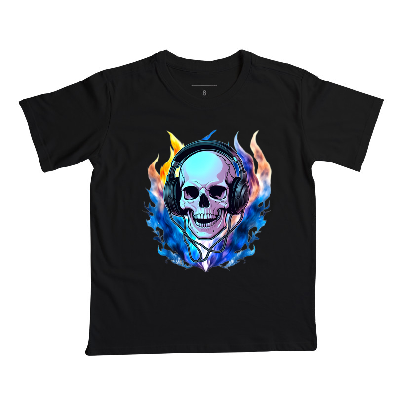 Blue skull