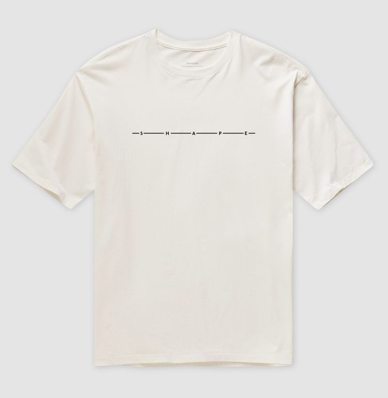 Oversized Shape Line (Preta)