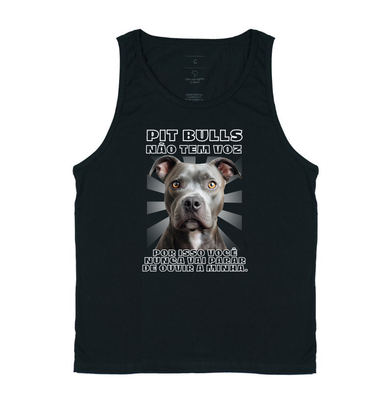 PIT BULLS NÃO TEM VOZ POR ISSO VOCÊ NUNCA VAI PARAR OUVIR A MINHA