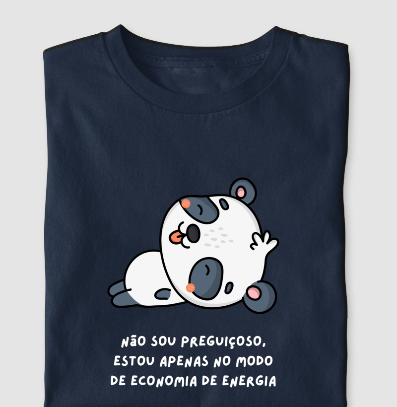 Panda Relaxado: Modo Economia Ativado