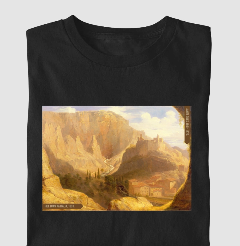 Hill Town in Italy, 1831, por James Giles.