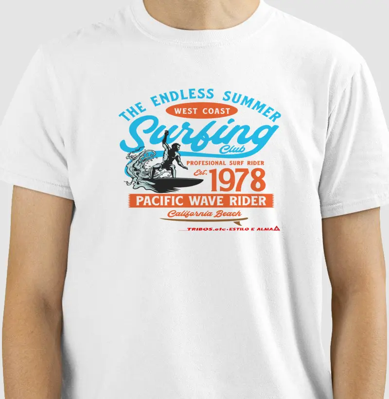 CAMISETA RESERVA.INK MASCULINA E FEMININA TRIBOS.etc ADVENTURE SURFING WEST COAST