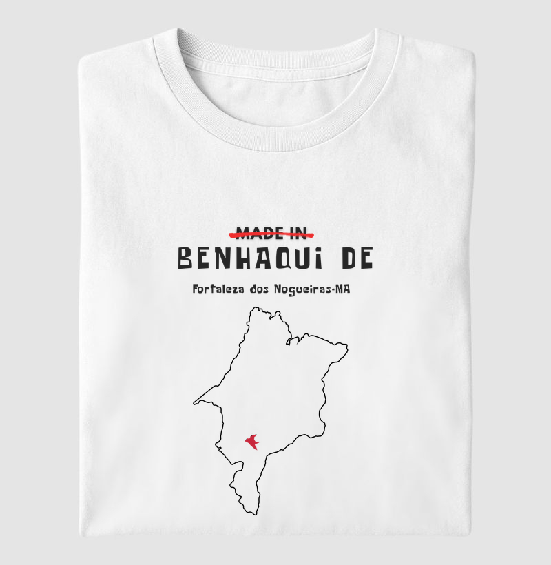 Camiseta Binhaqui de Fortaleza dos Nogueiras-MA | OxenteWear